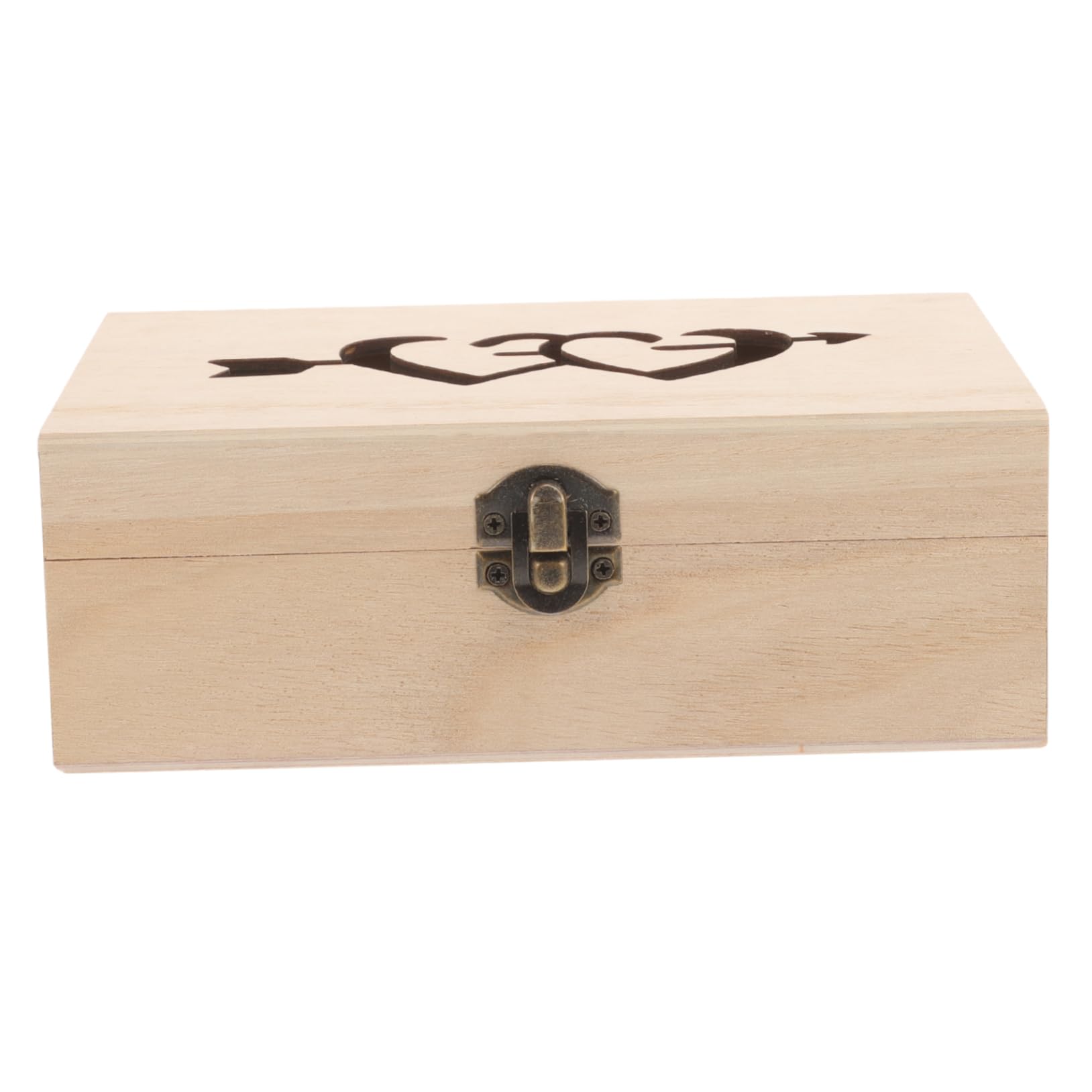 HAPINARY Multipurpose Wooden Sewing Kit Storage Box for Pins Needles Buttons Jewelry