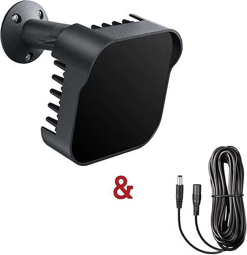 Tendelux DI20B - Iluminador IR y cable de extensión de alimentación de 15 pies