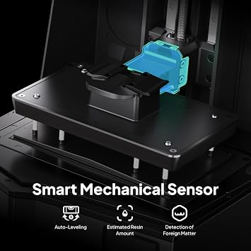 ELEGOO Saturn 4 Ultra 16K Resin 3D Printer, 10 16K Mono LCD Resin Printer with Smart Mechanical Sensor, Heated Resin Tank, Auto-Leveling, 150mm/h Fast Printing, Print Size 8.33 4.66 8.66 Inch
