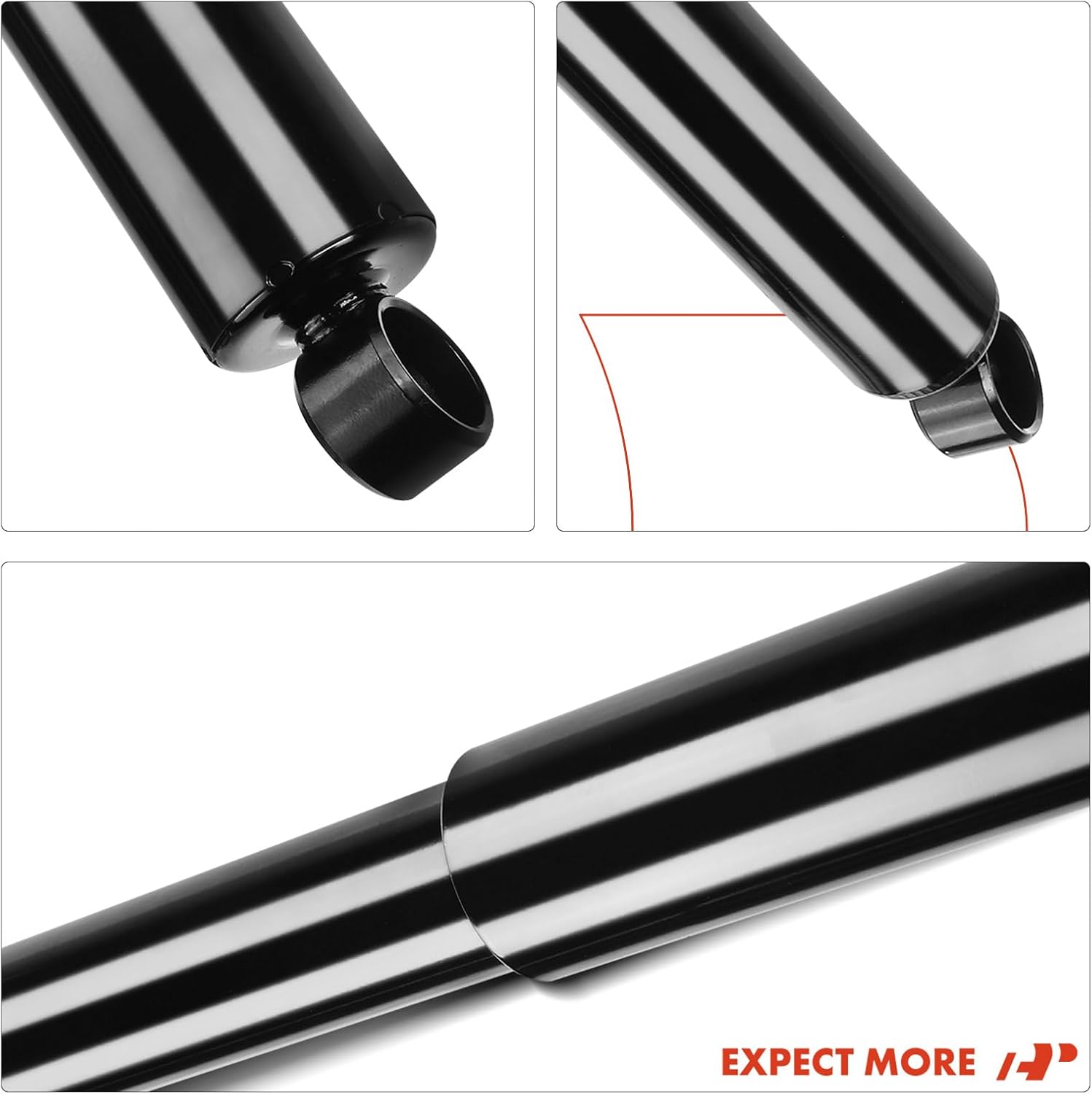 A-Premium Rear Suspension Shock Absorber Compatible with Chevrolet/Chevy W4500 1992-1995 Tiltmaster & GMC W4500 W5500 Forward & Isuzu NPR NQR NRR, 2-PC Set