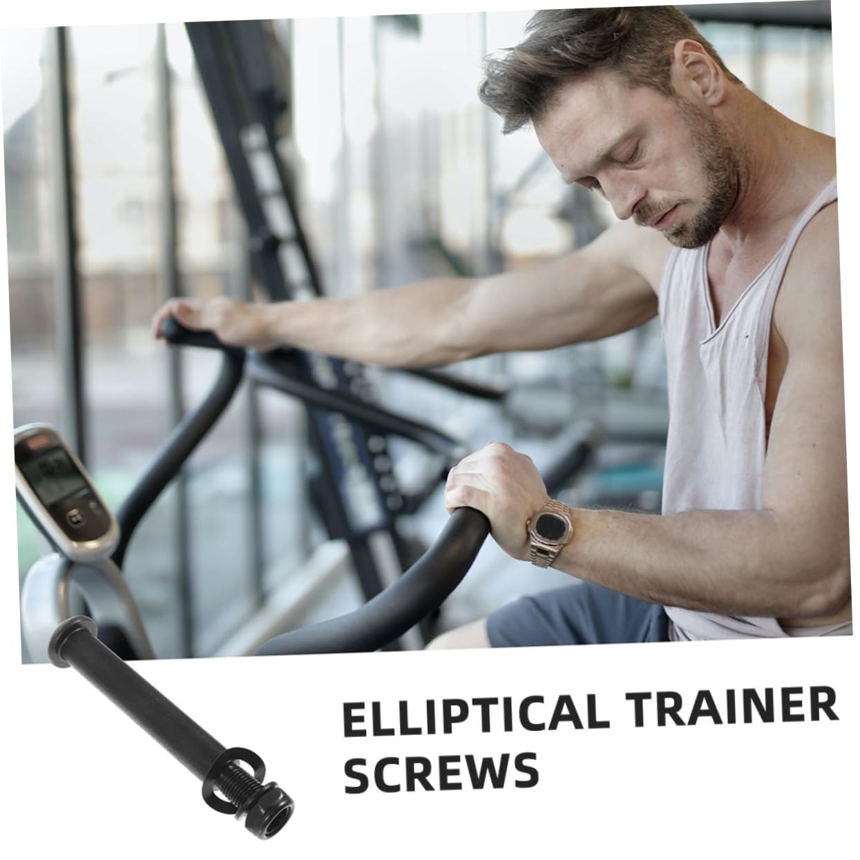 ibasenice 2stücke Ellipsentrainer Schrauben Für Fitnessgeräte Ersatzteile Für Heimtrainer Schrauben Für Crosstrainer Und Indoor-fitnessgeräte Benutzerfreundliche Installation Und Langlebige