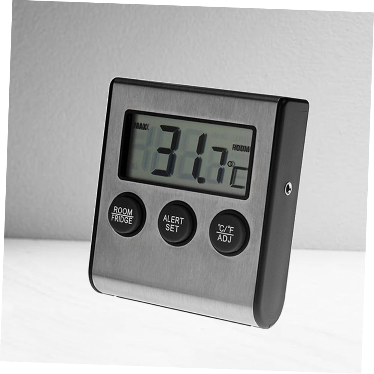 COLLBATH 2pcs Electronic Fridge Thermometer Digital Kitchen Thermometer Alarm Accurate Stable Home Use