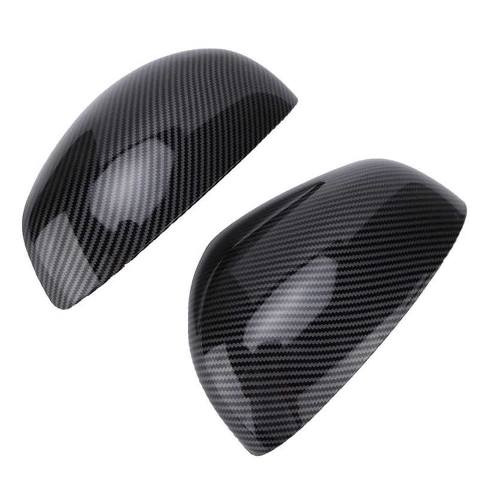 Nonuine Carbon Wing Mirror Cover Cap For Smart For Fortwo For Forfour 2015-2021 1 Pair Rearview Mirror Stick On Protective Housing Replacement Car Rearview Mirror Cap (Color : )