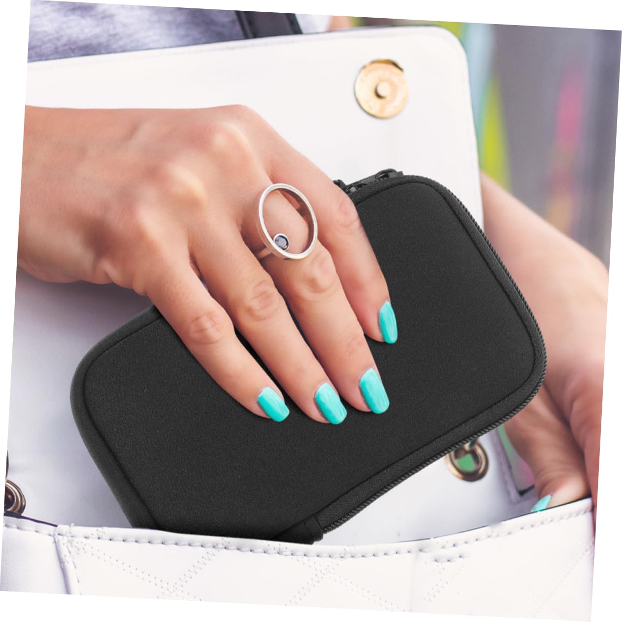 Angoily 8pièces Pochettes De Téléphone Néoprène Étanches De Pouches Pratiques pour Femmes pour Randonnée Voyage Et Usage Quotidien