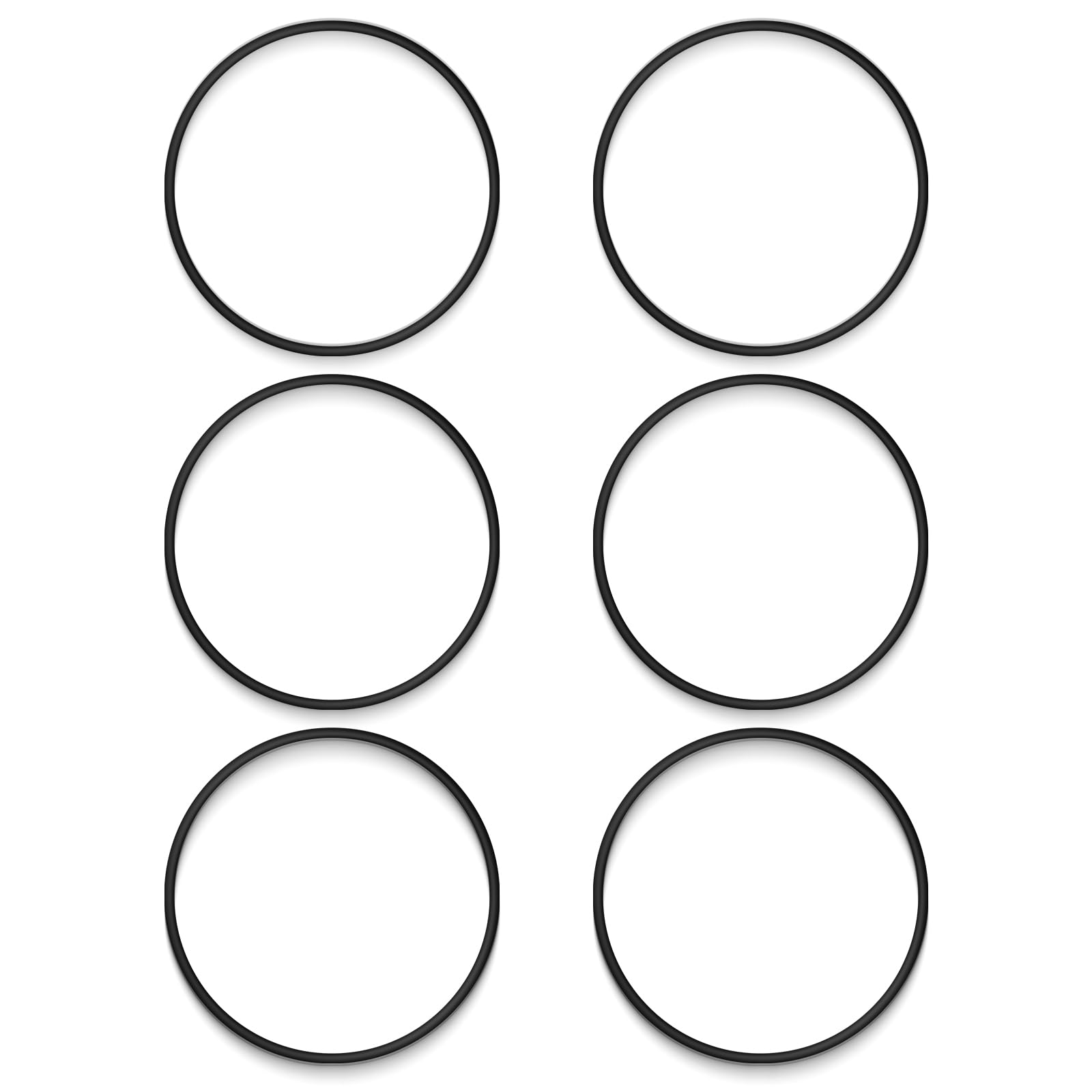 6pcs O-Ring Compatible with GE HHRING for Whole Home Filtration Models GXWH30C GXWH35F GXWH38F GXWH38S GXWH40L WS03X10039 FXHSC FXHTC, Whole House Water Filter O-Ring Replacement