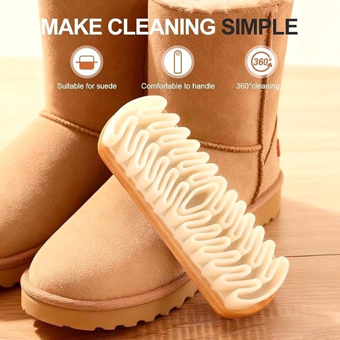 Set limpiador de gamuza para zapatos y accesorios miniatura 3