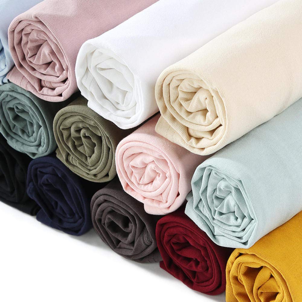 T-shirt męski 230 g, ciężki, bawełniany, luźny, na lato, okrągły dekolt, masywny kolor, 6 sztuk, 22, M