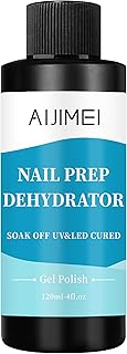 AIJIMEI 120ml Nail Dehydrator Dehydrator Prep for Nail Gel Polish Professional Nail Preparation for Smooth Gel and Acrylic Application Dehydrator for Acrylic 4 Fl Oz