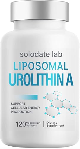 Suplemento de urolitina A de 1000 mg, envejecimiento saludable, antioxidantes y apoyo mitocondrial, 120 cápsulas
