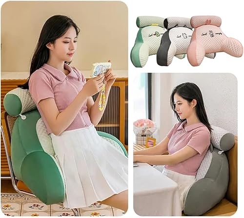 Miniatura 4 de Hoomall Husky - Almohadas de lectura y descanso para niños, almohada de lectura con reposacabezas y brazos, almohada de cuña extraíble y lavable con