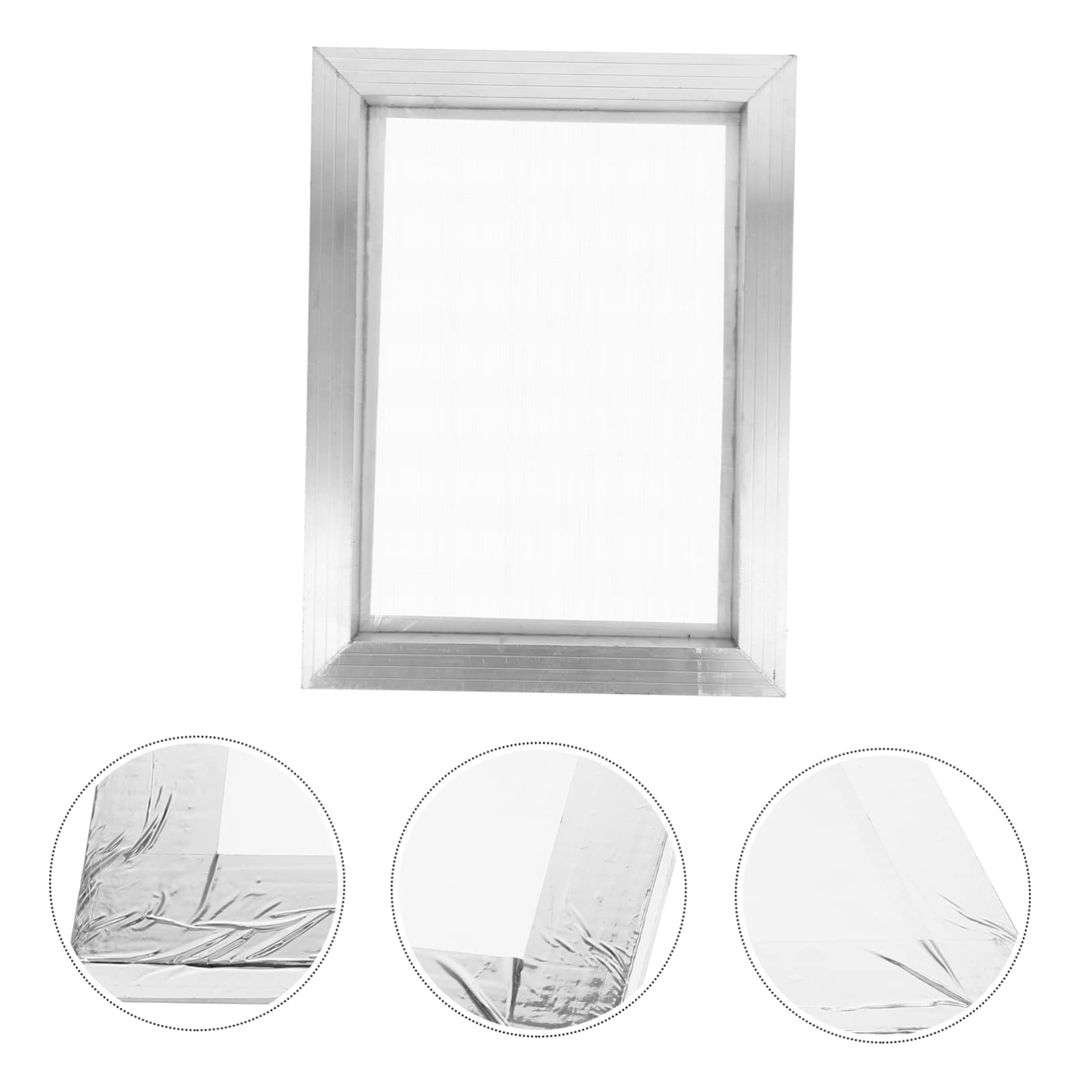 HOMSFOU Aluminum Alloy Silk Frame DIY Printing Kit for T-Shirts Canvas School Uniforms