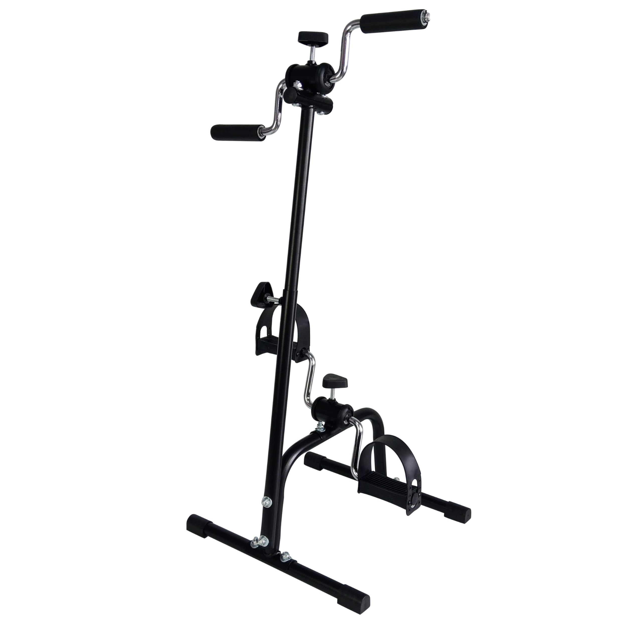 Pedalier Manual para Brazos y piernas. Aparato para pedalear Sentado. Pedaleador para Personas Mayores. Ejercitador piernas Manual. Pedaleador Dual Ejercicios en casa. Pedalina de rehabilitación.