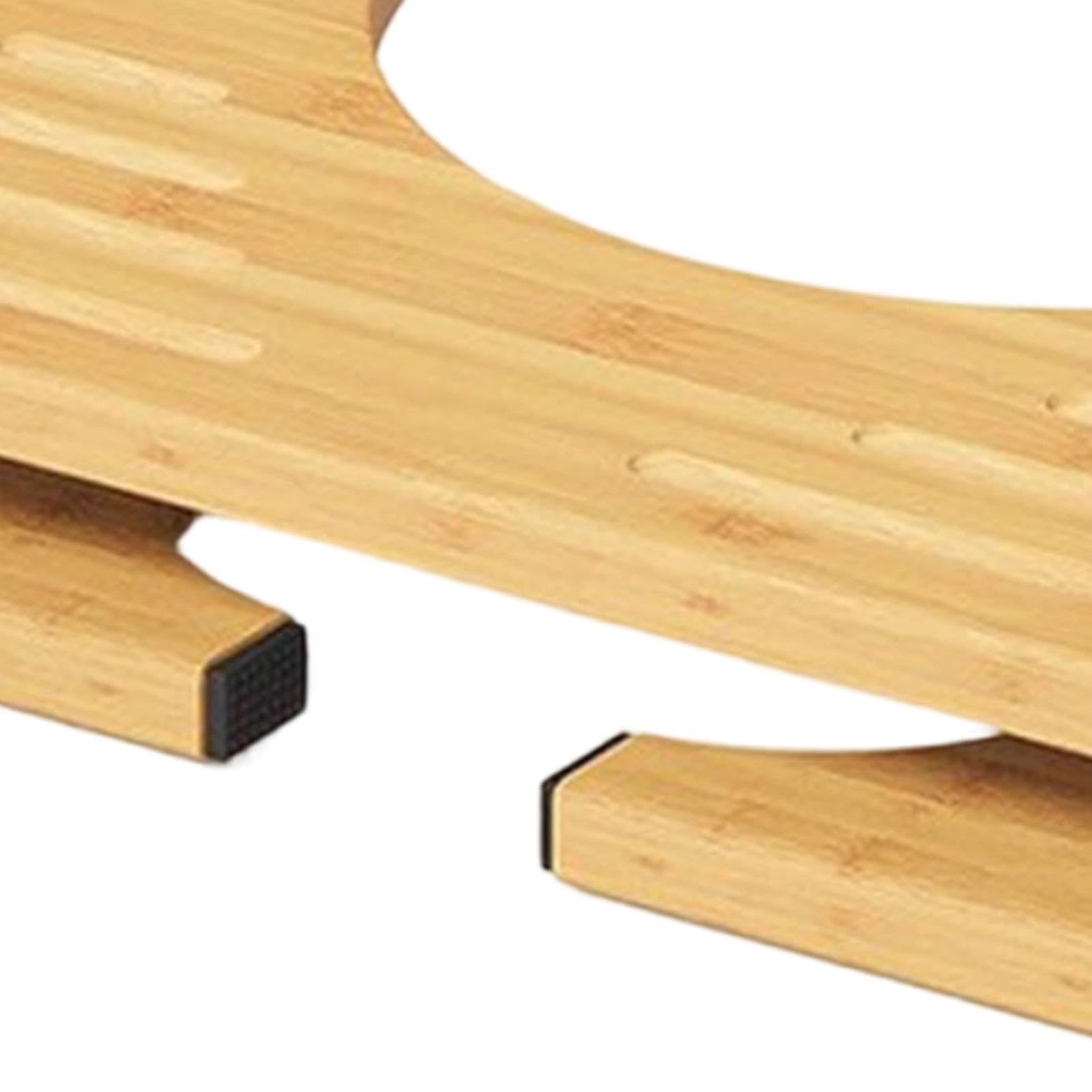 Poop Stool Ergonomisch, Rutschfest, Tragbar, Holz | Töpfchen-Squat-Hocker für Kinder und Erwachsene für Zuhause, die Toilette, Hotel, Wohnheim, Wohnung und auf Reisen