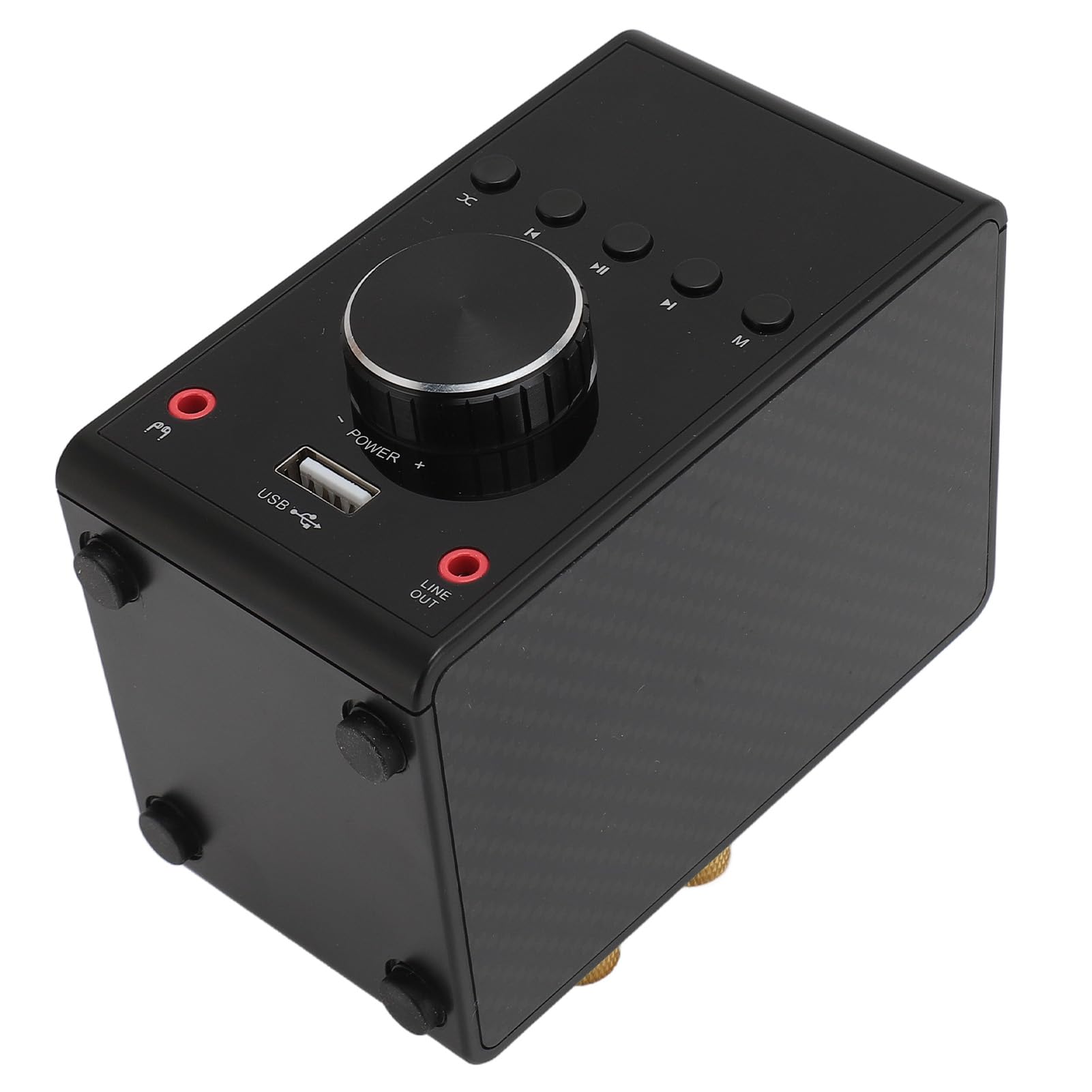 Naroote Amplificatore Stereo Bluetooth 5.0 Amplificatore per Altoparlanti Wireless, Ricevitore Audio BT, Mini HiFi da 68 W X 2 con Ingresso Disco U Coassiale Ottico USB, Ideale per Home Theater TV
