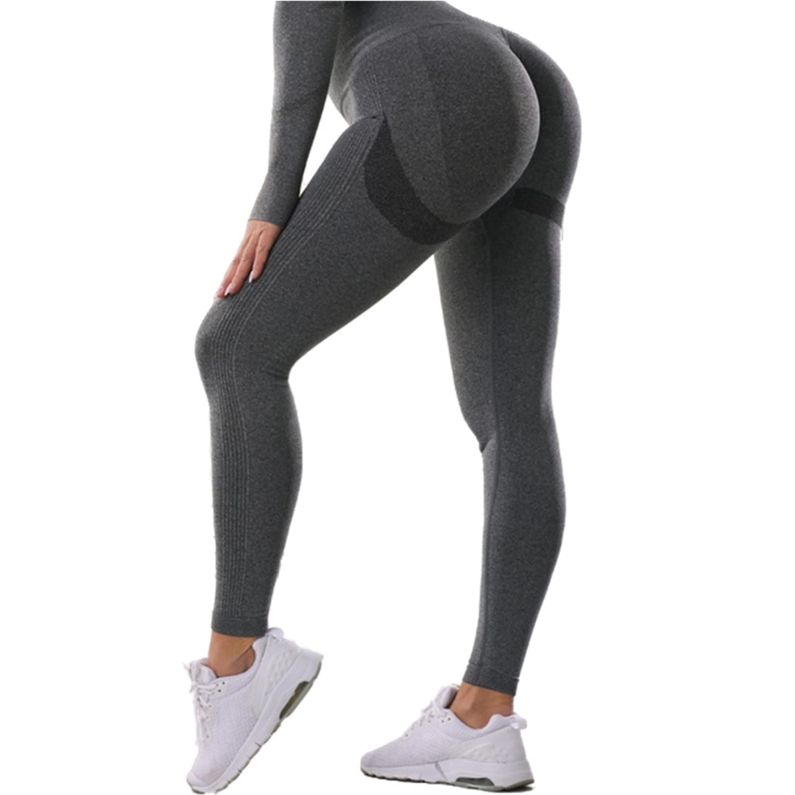 legginsy bezszwowe damskie fitness spodnie do jogi damskie pośladki Push Up legginsy treningowe spodnie sportowe damskie rajstopy fitness do jogi legginsy