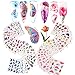 VINFUTUR 54 Fogli Adesivi per Unghie Decalcomania Trasferimento ad Acqua 3D Nail Stickers Water Decals Nails Fai da Te Arte Unghie Autoadesivi Nail Art