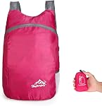 Sac à dos de randonnée, WADY Sac de jour de randonnée, petit sac pliable casual 10L-20L,Sac à dos léger imperméable