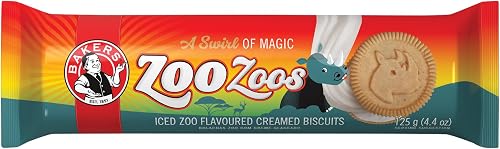 Bakers Zoo Zoos Cream Biscuits 125 g
