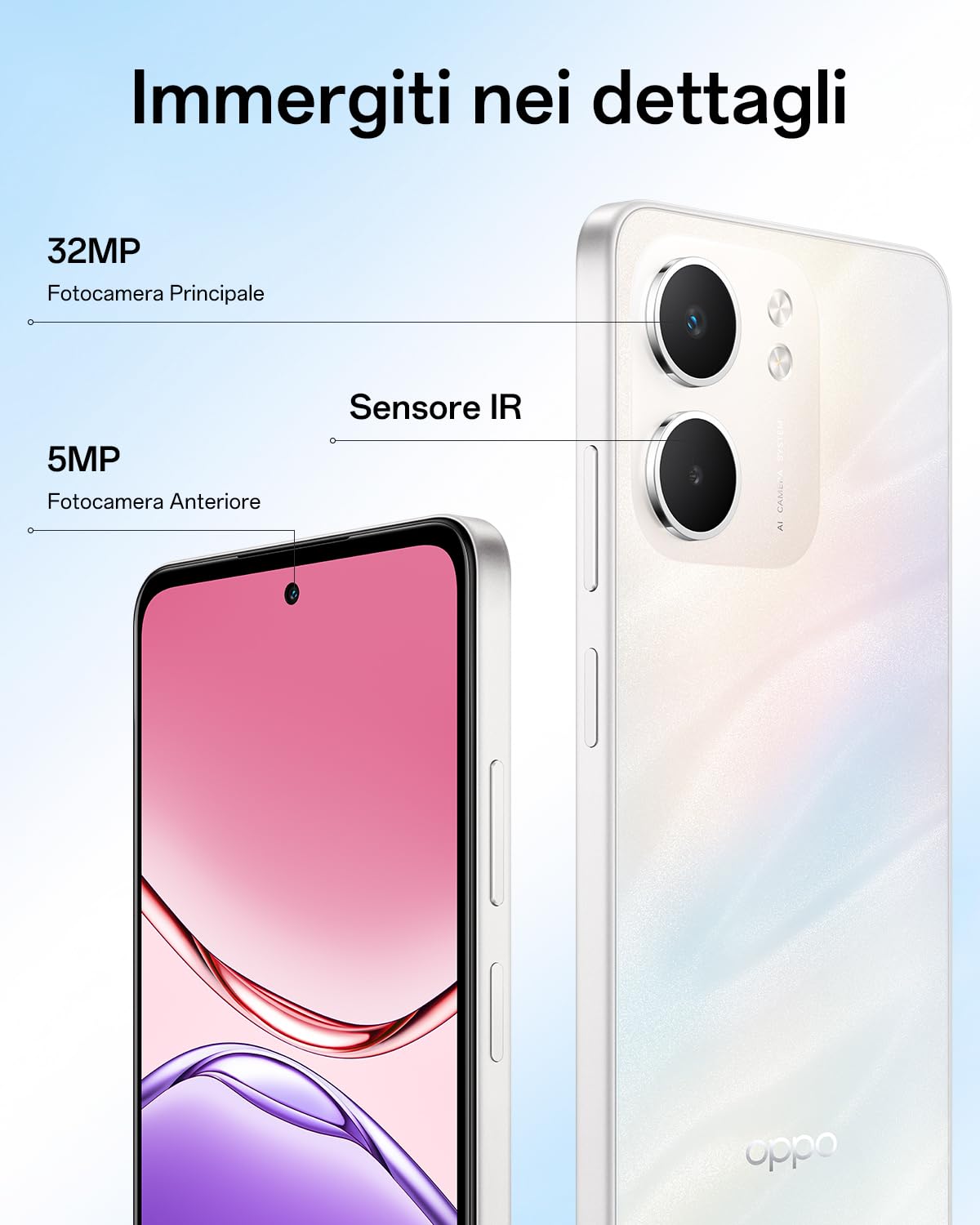 OPPO A5x 4G Teléfono Móvil Android, 4GB RAM 128GB ROM, CPH2725