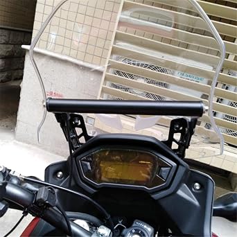 Motorcycle Windshield Mounts Mobile Phone Holder GPS Navigation Bracket for CB500X CB 500X CB 500 X 2017-2024, Enhanced Stability & Easy Installation