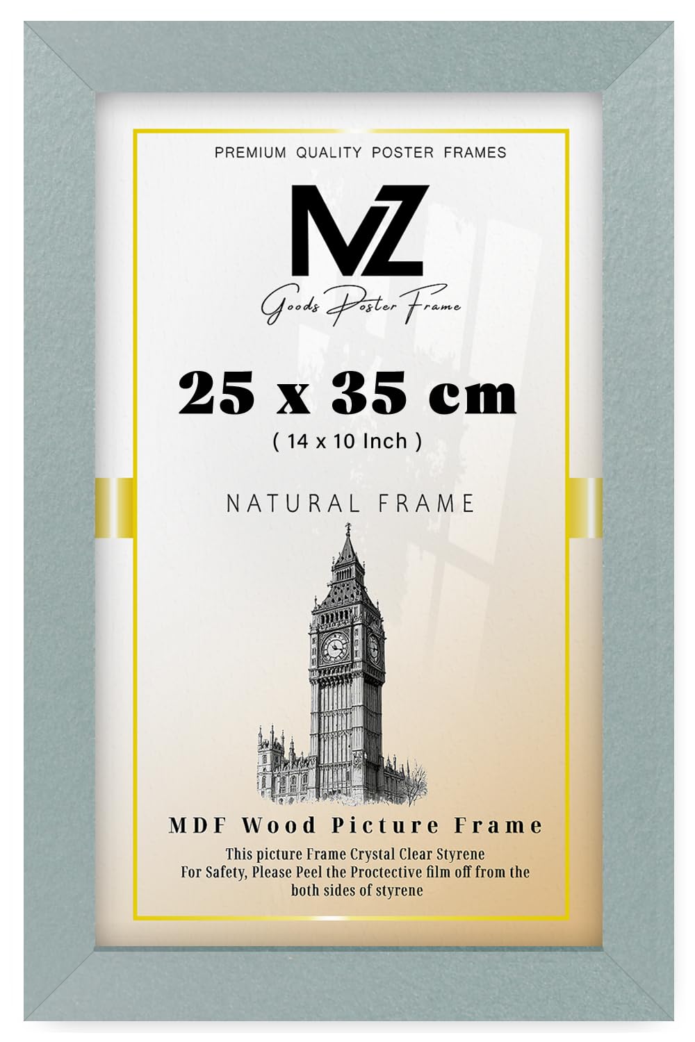 Mz Goods Silver | Eton Wood Puzzle (25 X 35 Cm) Frames, Certificate, Small Engineered Wood Frames| 14 X 10 Inch Mdf Frame 250 X 350 Mm [ ]