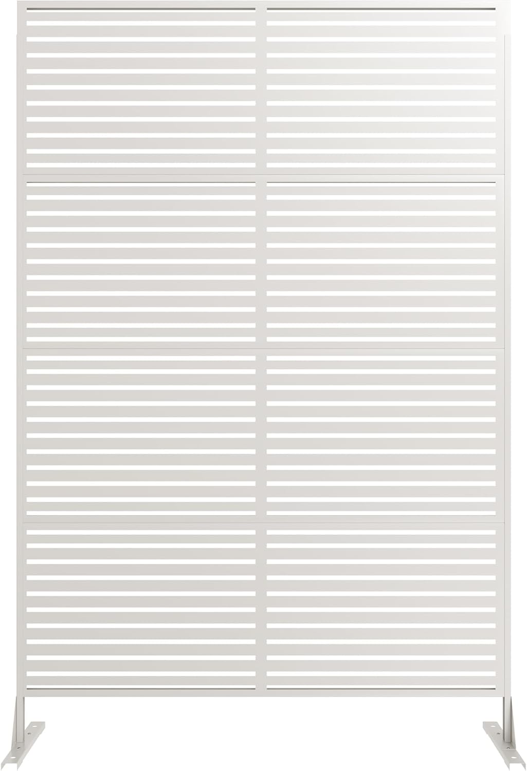 Decorative Metal Garden Fences – 72" H Rust-Proof Scroll Design for Yard & Flower Bed Borders, Easy Snap-Together Installation, Outdoor and Indoor Privacy Panels for Patio, Pool, or Lawn,White, 2 PCS