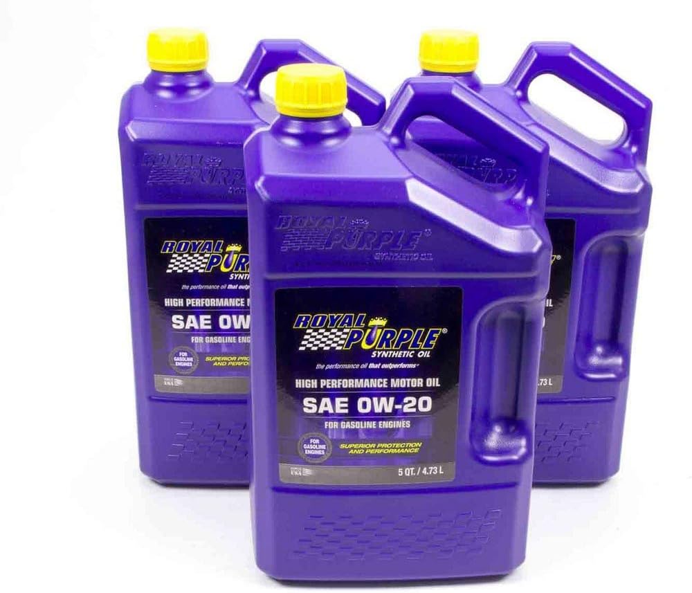 Royal Purple 53020 0w20 Multi-Grade SAE Oil Bottles, 15 Quart, 2 Pack