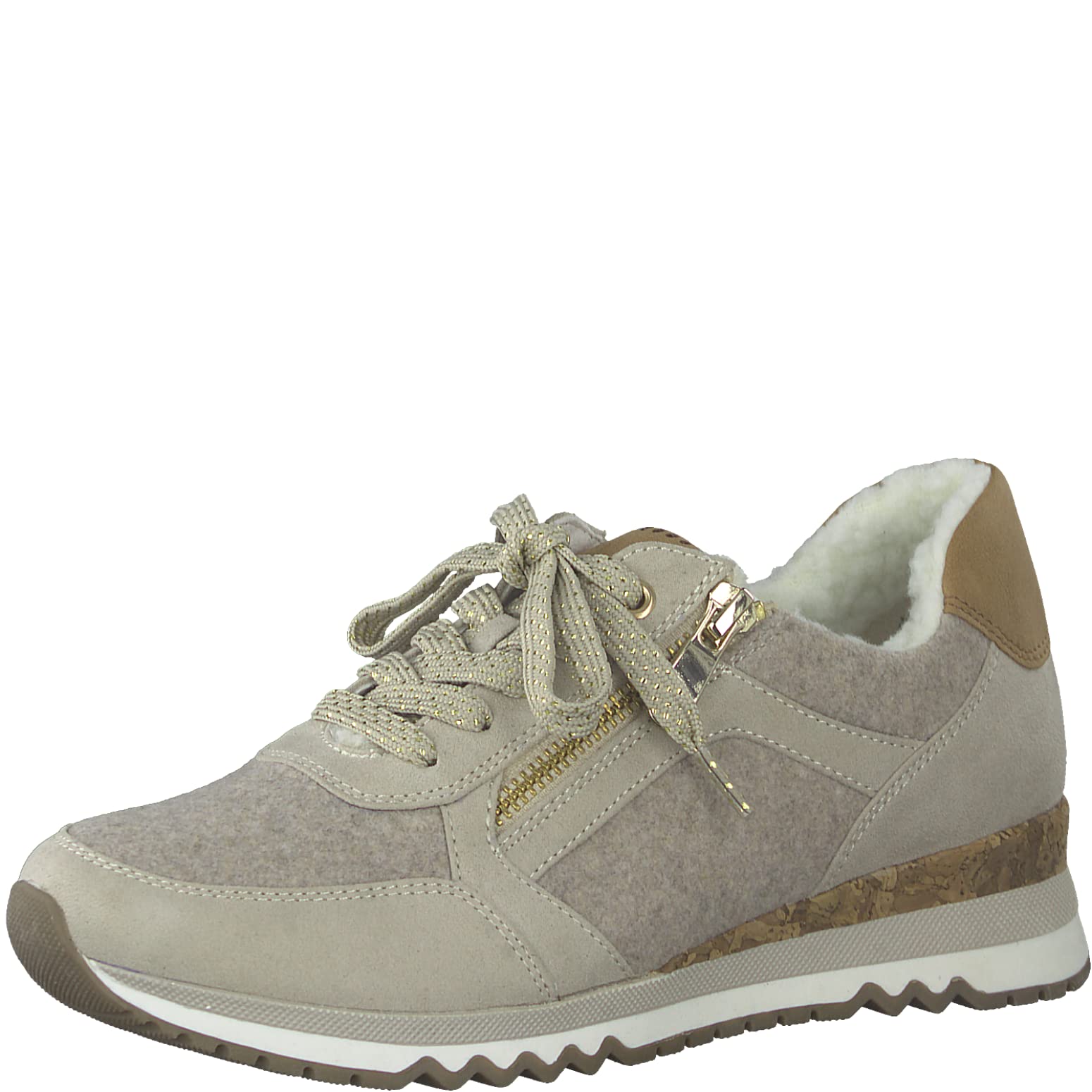 MARCO TOZZI Women's Marco Tozzi 2-2-23724-29 Sneaker, Ecru Comb, 6.5 UK