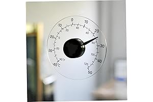 Outdoor Window Thermometer with Suction Cups for Outside Temperature
