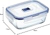 Luminarc 9207680 Pure Box Active - Recipiente Hermetico Rechteckig Vidrio 082 L 16 x 11 x 6 cm
