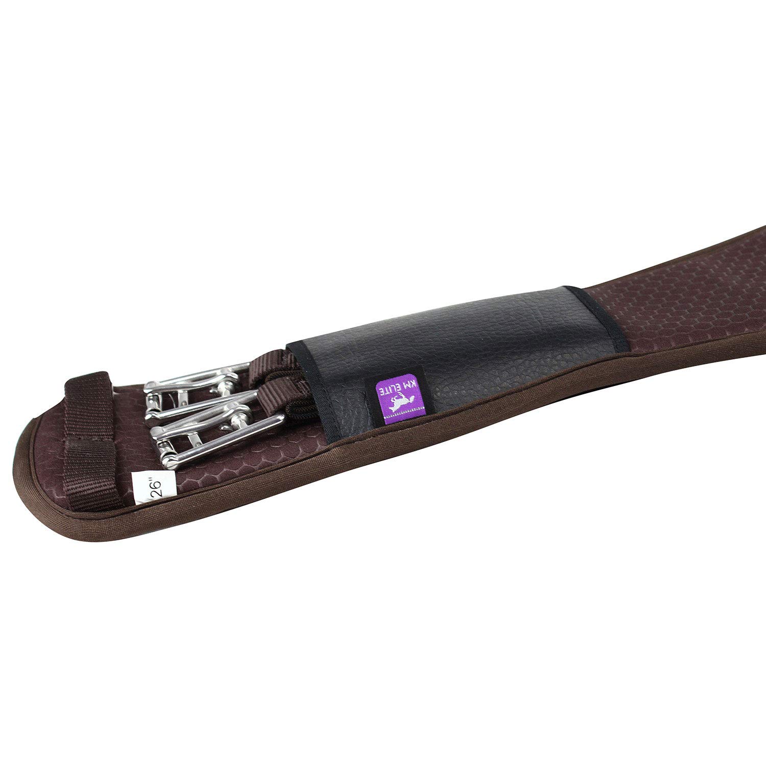 KM - Contorno de espuma viscoelástica para doma (76,2 cm), color marrón