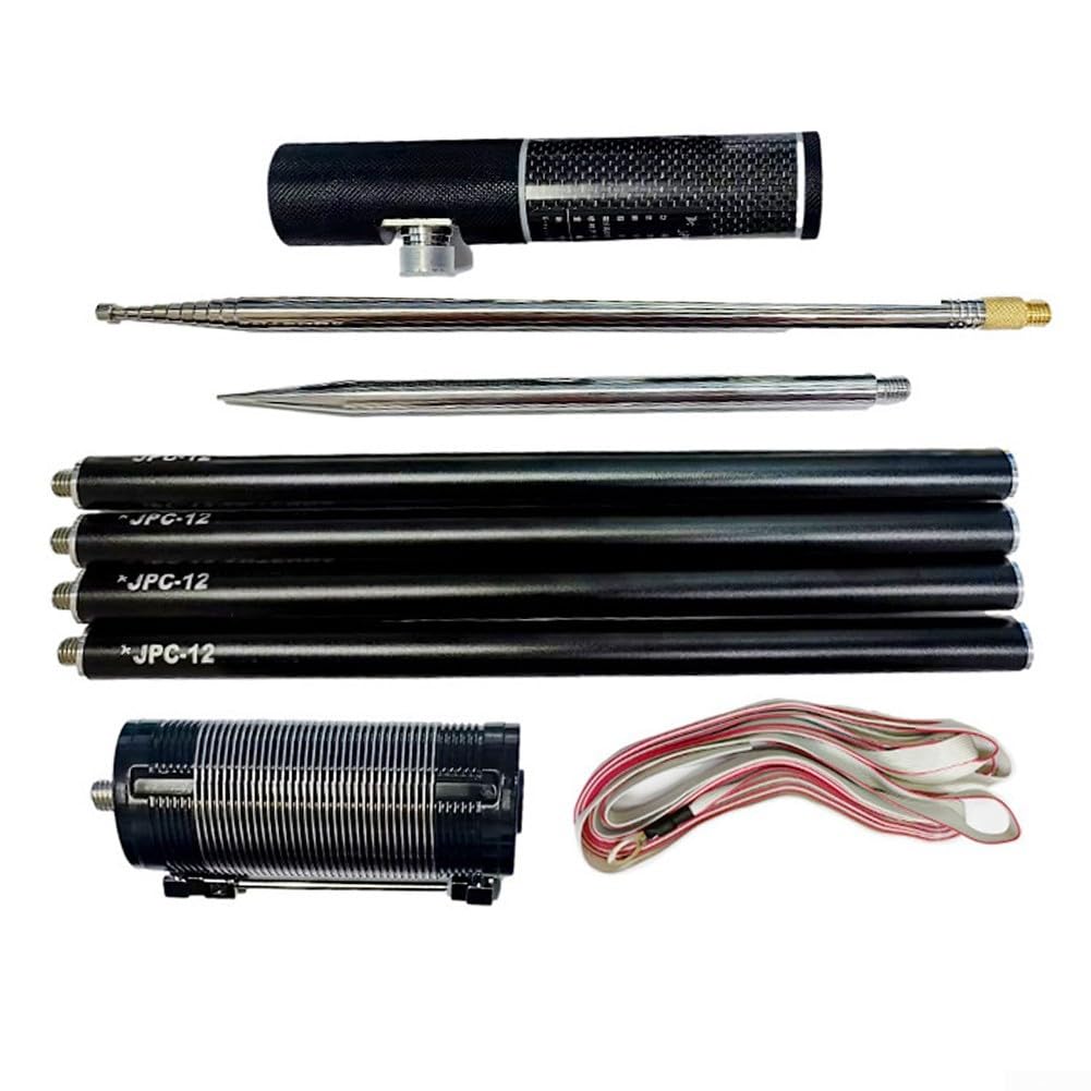 JPC-12 HF Antena portátil de onda corta, antena de onda corta Soporte de banda de 8 MHz a 50 MHz para viajes de negocios al aire libre