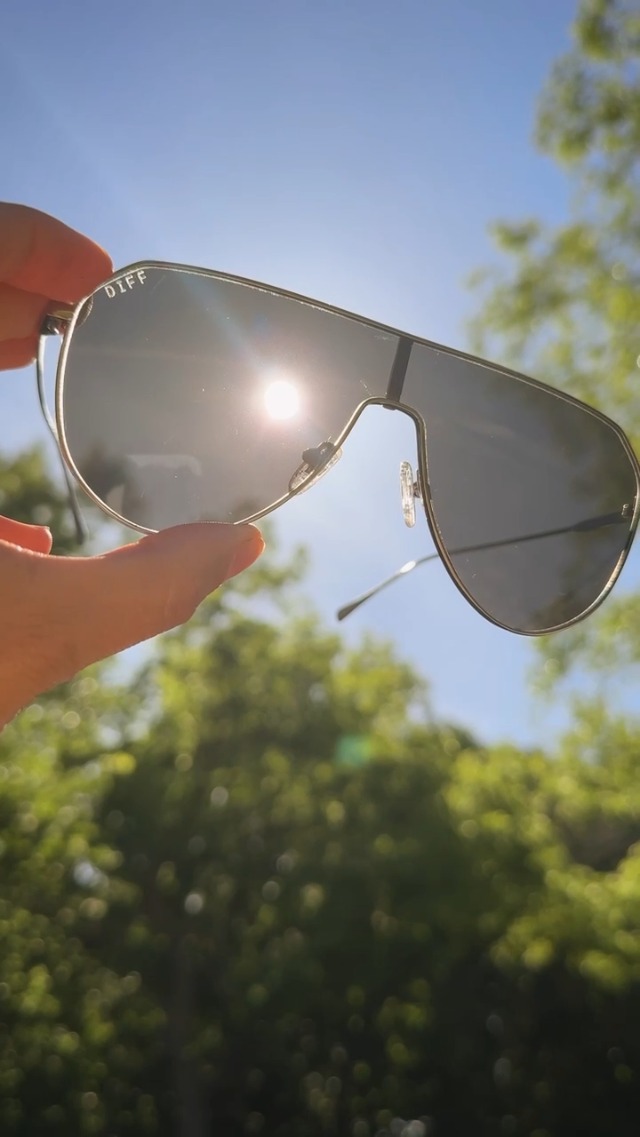 Amazon.com: DIFF Dash Shield Aviator Sunglasses for Women  display picture 3