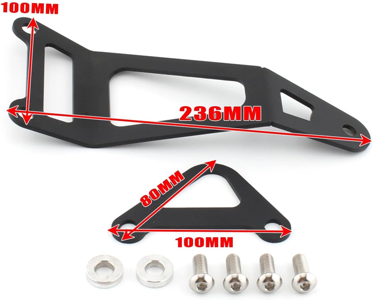 Motorcycle Exhaust Hanger Bracket Muffler Pipe Mount Holder Compatible with YAMAHA MT-03 MT-25 YZF-R3 YZF-R25 2015-2024