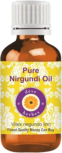 dève herbes Aceite de Nirgundi (Vitex negundo linn)  Infusionado  Puro  No pegajoso  Ligero  Para el cuidado facial  Hombres y mujeres  1.0 fl oz (1