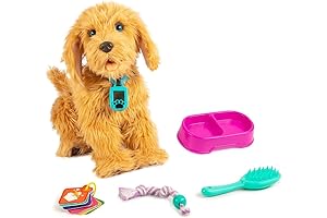My Fuzzy Friend Moji Interactive Labradoodle - Soft and Cuddly Companion for Kids