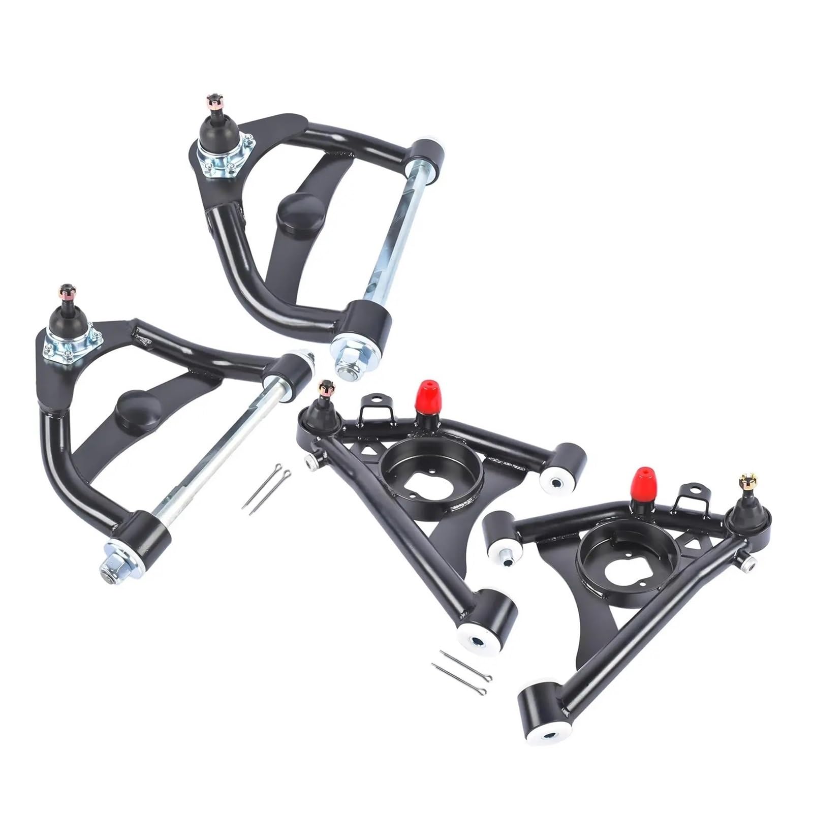 AP02 Rohrquerlenker-Kit Oben Unten Pulverbeschichtet Kompatibel Chevy Monte Carlo S10 GMC G-Body Caballero