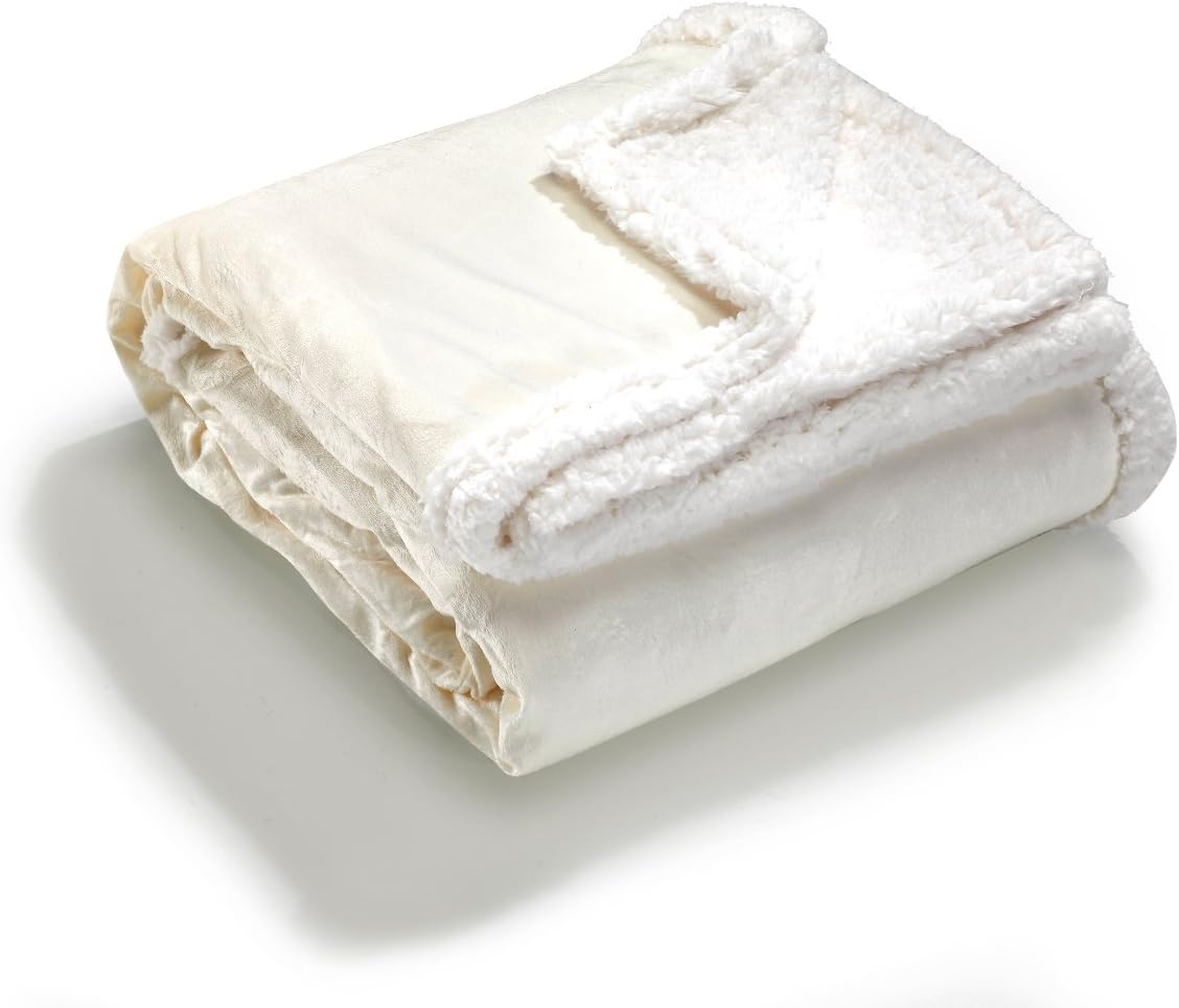 Wohndecke Flauschige Sterne Kuscheldecke 150x200 Sofadecke, heimtexland, mit kuschelig weicher Sherpa Fell Rückseite I Anthrazit, Decke
