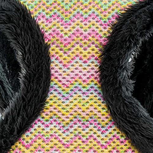Ferplast Arnés Para Perros Gatos Nikita Fur S, Transpirable, Piel Ecológica Suave, Cintura Ajustable, Multicolor - Image 3