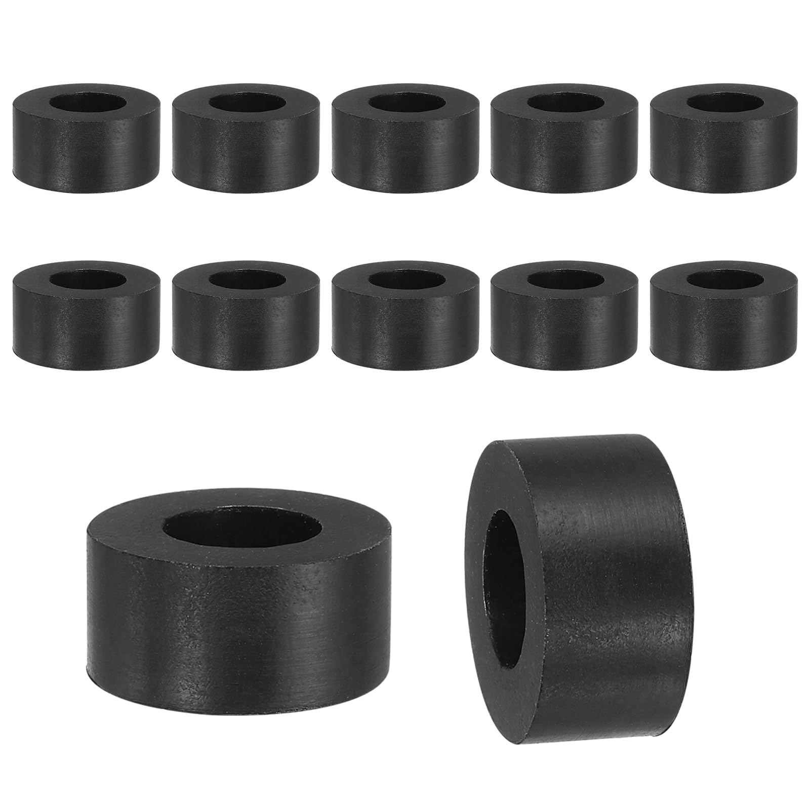 YELARXI Rubber Spacer, Thick Rubber Bushing Washers Anti Vibration Spacer Round Isolation Pads