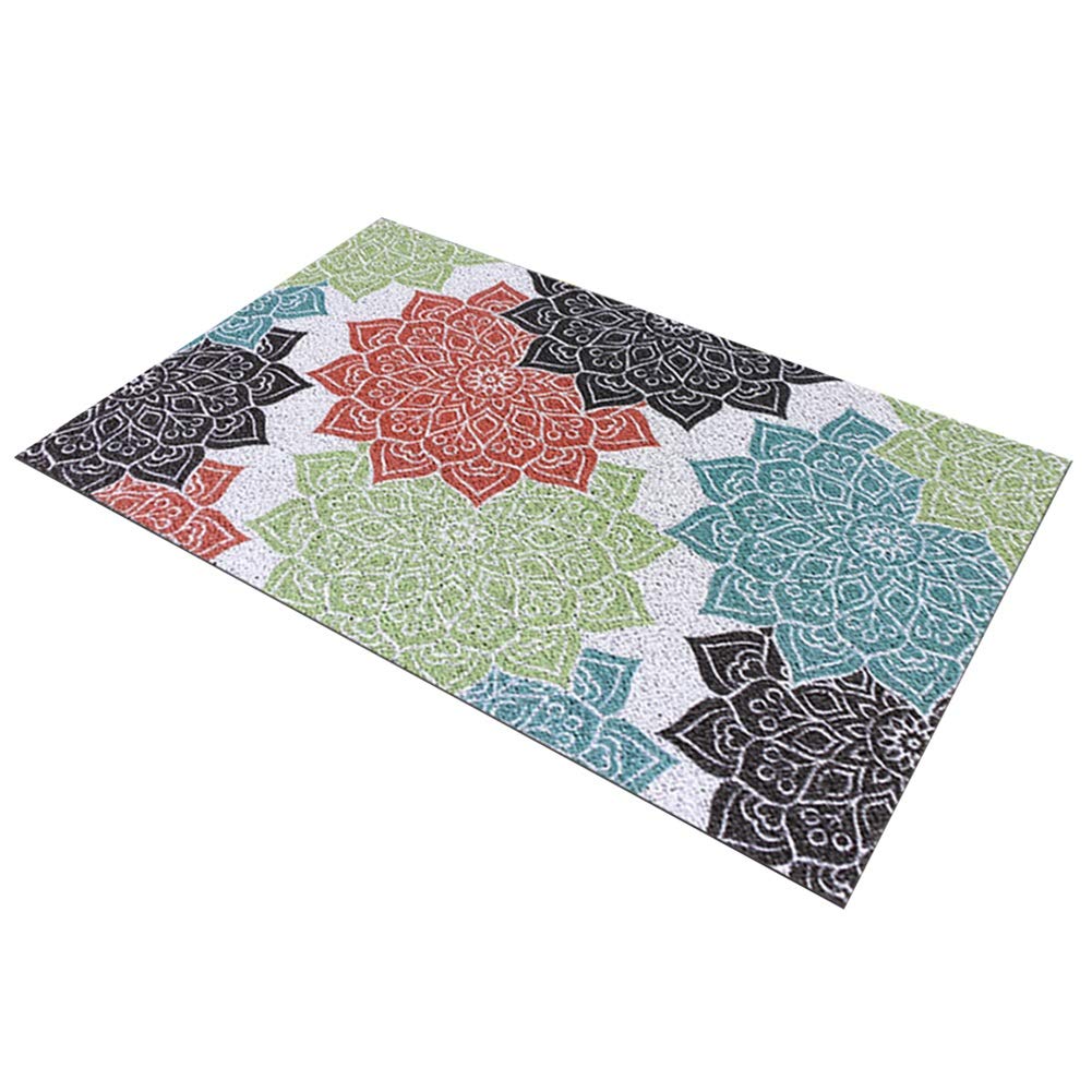 Tapis d'entrée de cuisine ZRUYI moquette boucle de soie pour la maison