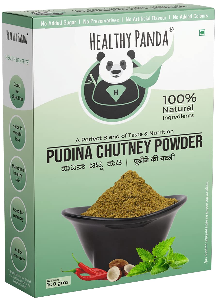 HEALTHY PANDA 100% Natural Pudina Chutney Power / Mint Leaves Chutney Powder (100 g x 2) (B0993Q3B3Q) Amazon Price History, Amazon Price Tracker