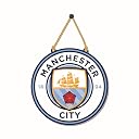Bhai Please Manchester City Wooden Wall Decor | Football Club Wall Hanging | Man City Fan Gift | Room Decor Football Lovers | MC Wall Art | Bedroom Home Decoration | Gift for Football Fans gallery image
