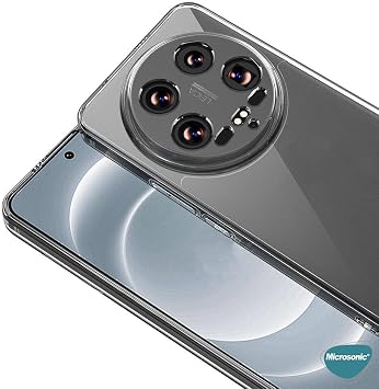 Microsonic Xiaomi Mi 14 Ultra için Kılıf Transparent Soft Şeffaf [Mi 14 Ultra ile Uyumlu Kılıf - Şeffaf]