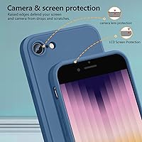 Vista 3 de Funda compatible con Samsung Galaxy S22 de 6.1 pulgadas, funda protectora de silicona suave al tacto de cuerpo completo, correa de cordón
