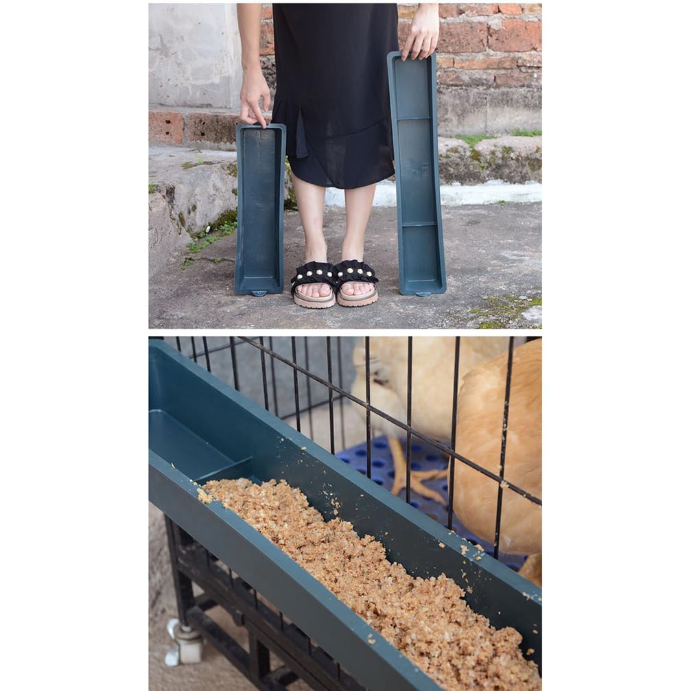 Comedero para Gallinas Paleta con Material Comederos Aves Comedero Colgante Y Bebedero para Gallinas para Palomas, Loros, Pollitos, Codornices, Patos,Blue/b