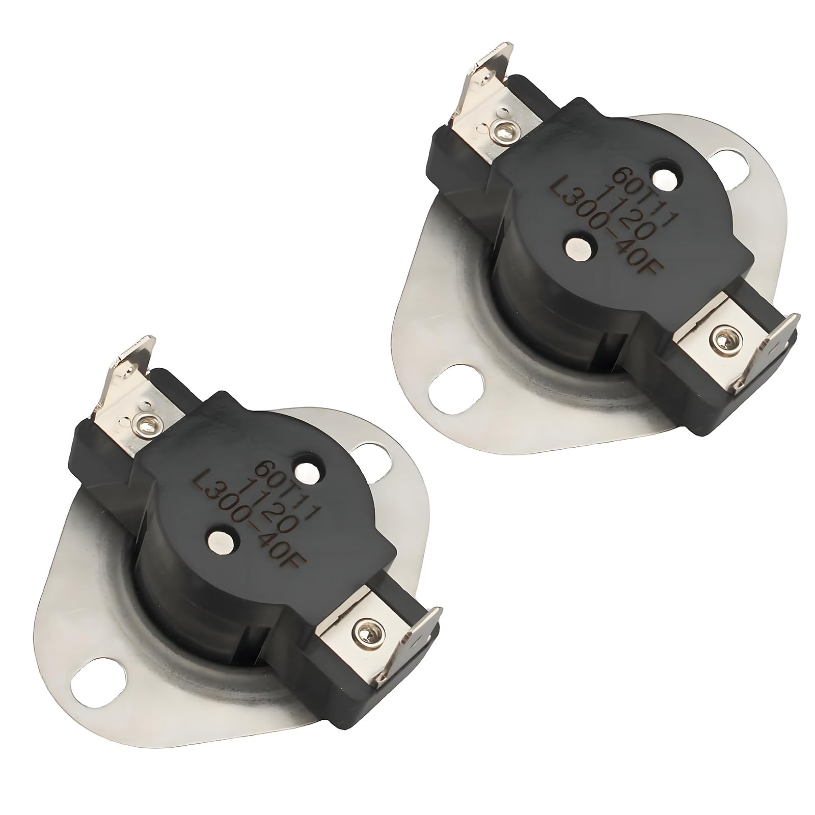 Zxfdsfdbnm 40F Stainless Steel Thermostat for WE04X25194 WE4M80 312487 L290-40F WE4M424 WE04M0080 199B2141P004 Dryer Stainless Steel