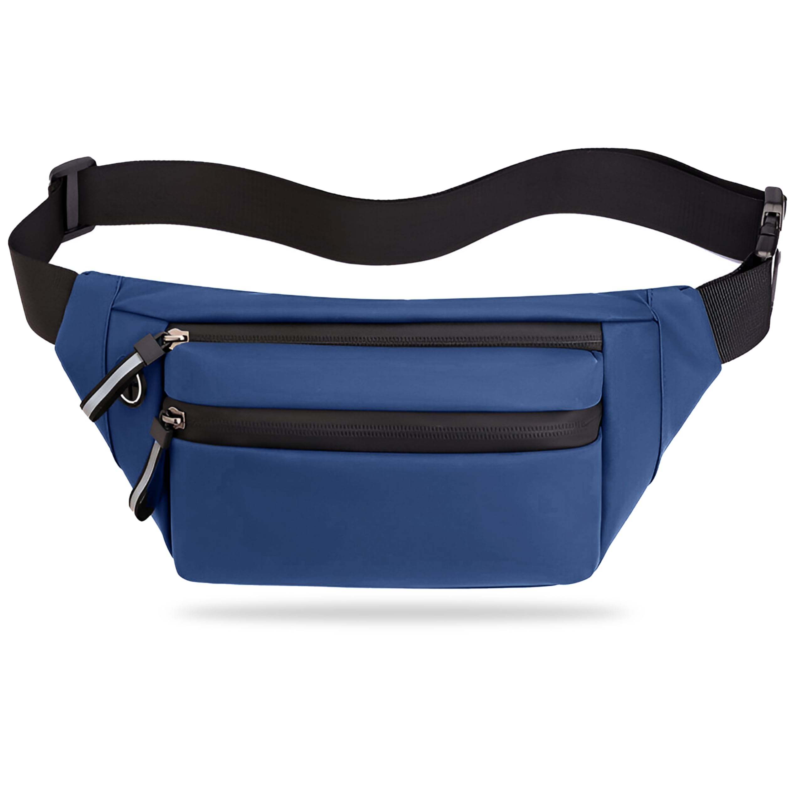 kraptick Premium Unisex Waist Bag for Men and Women - Stylish Fanny Pack, Hip Bag, Outdoor Waist Bag (Blue)-picture-12