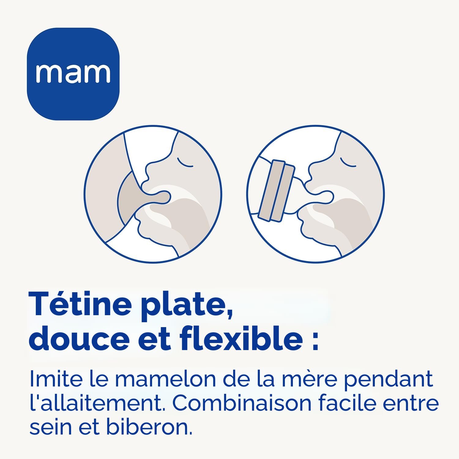 MAM MAM Feel Good Lot de 1 biberon en verre pour nouveau-né 0-2 mois, 170 ml, avec tétine 1 à débit lent en silicone, facile à nettoyer, rose