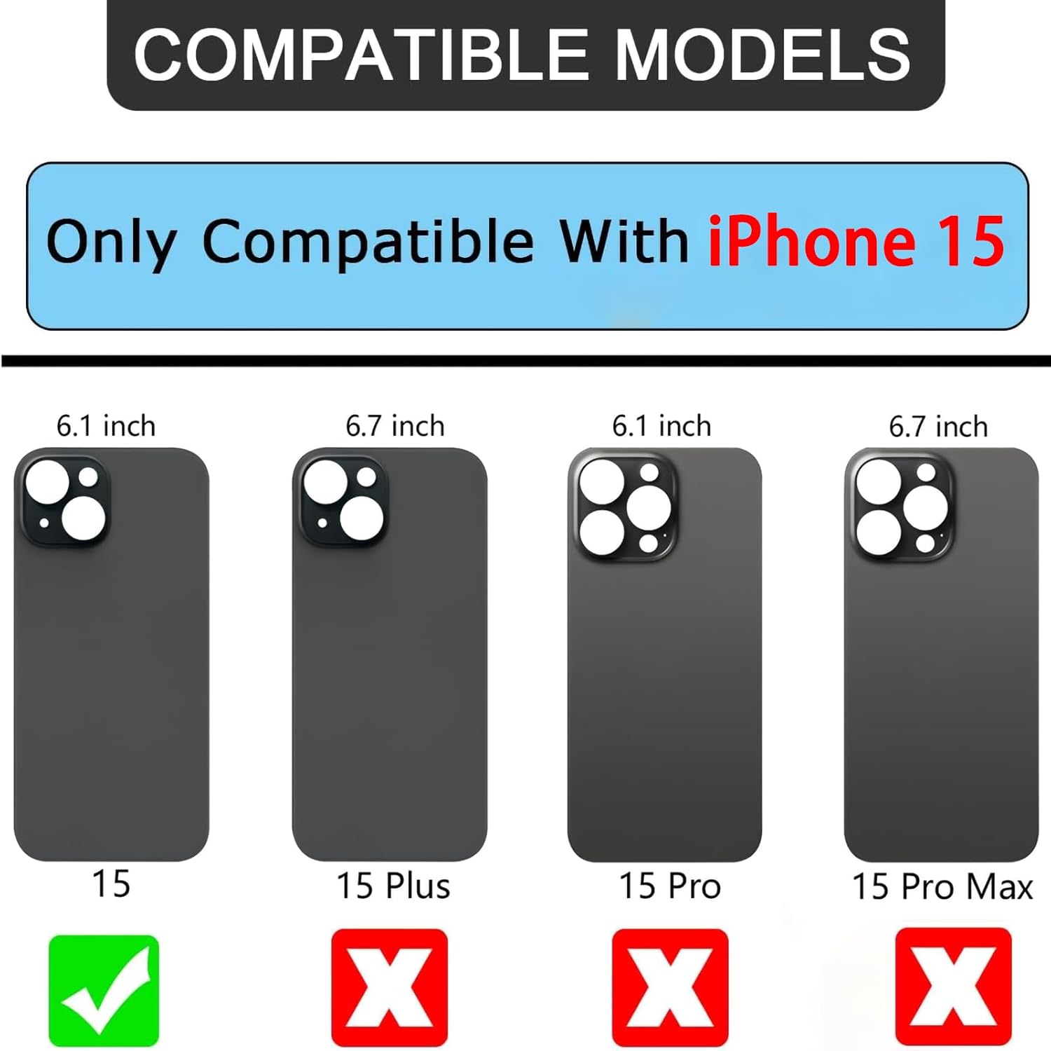 Peixiong 15 Rear Back Glass Replacement for iPhone 15 Rear Back Glass Cover Replacement with Pre-Installed Adhesive + Reparing Tool Kit (Black) 3 61CMzXn3LBL. AC SL1500